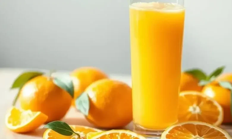 What happens when you drink two glasses of orange juice daily for two months? Pasteurized orange juice stu
