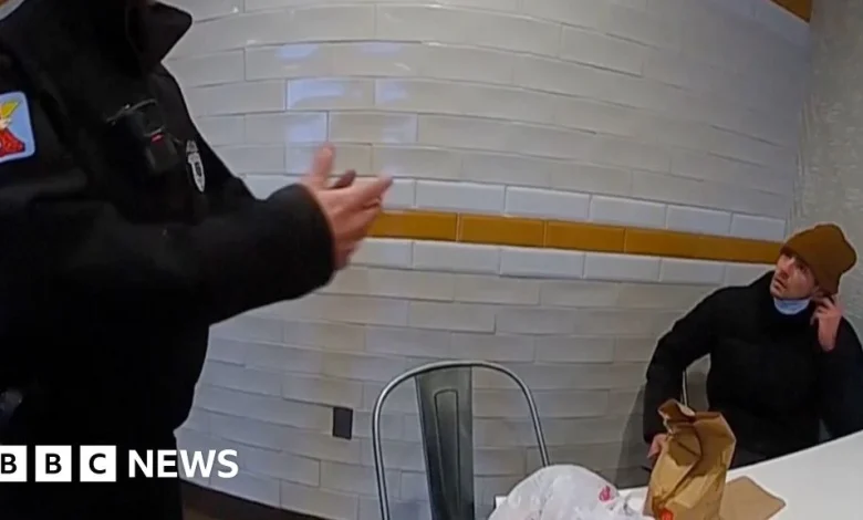 'What's your name?' - Moment police confront Luigi Mangione at McDonald's