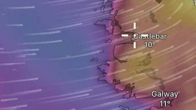 When Storm Bram will be at its strongest in Mayo