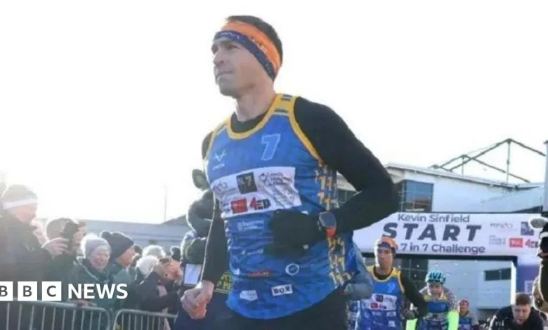 Where Kevin Sinfield will run in Yorkshire for 7 in 7: Together