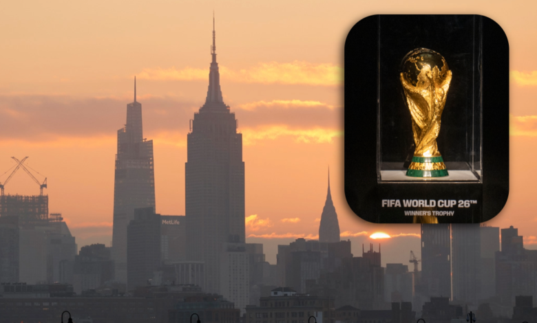 Which FIFA World Cup teams will be playing group-stage games in New York, New Jersey?