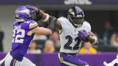 Which NFL running backs hold the record for most 1000-yard seasons?