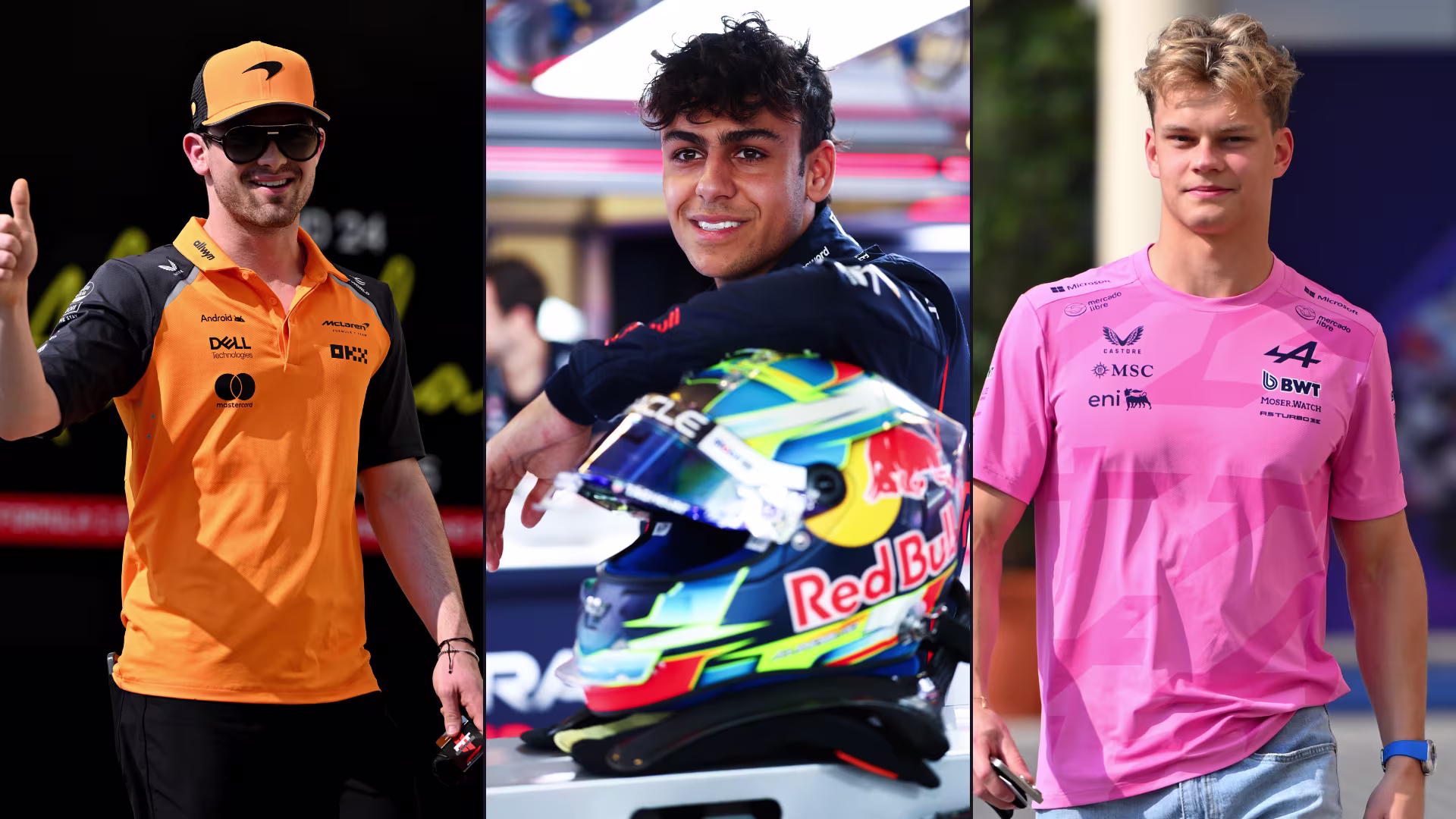 Which rookies are getting FP1 outings in Abu Dhabi?