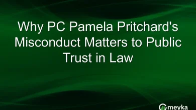 Why PC Pamela Pritchard’s Misconduct Matters to Public Trust in Law