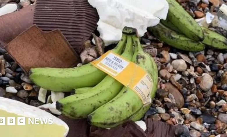 Why are there bananas on the beach in Selsey?