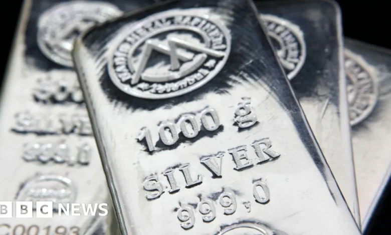 Why has the price of silver hit a record high?