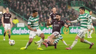 Wilfried Nancy suffers defeat in first Celtic game as Hearts pull off smash and grab win