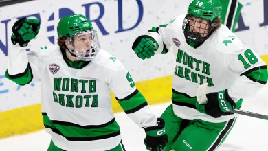 Will Zellers scores overtime goal to lift UND to series sweep