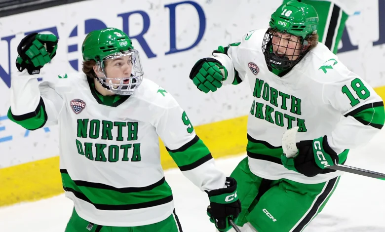 Will Zellers scores overtime goal to lift UND to series sweep