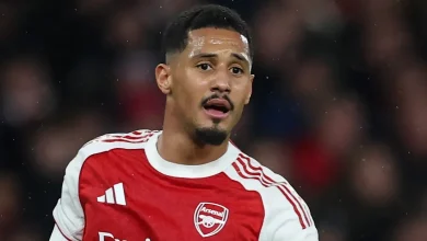 William Saliba forced to 'modify his running' after ankle injury as Mikel Arteta reveals comeback date for Arsenal defender