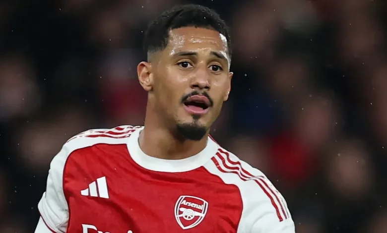 William Saliba forced to 'modify his running' after ankle injury as Mikel Arteta reveals comeback date for Arsenal defender