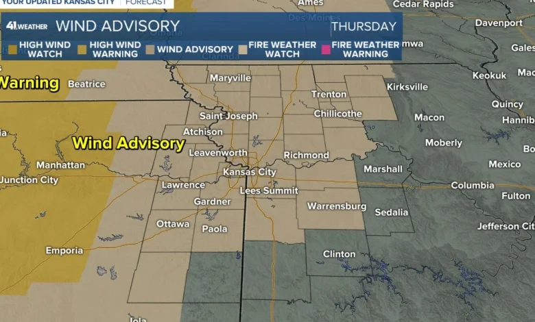 Wind advisory issued for Kansas City as gusty Thursday looms
