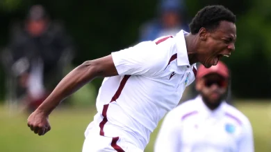 Windies gain upper hand on opening day in New Zealand