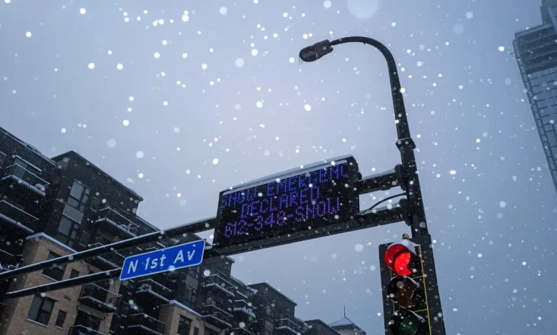 Winter Storm Watch Map Shows States Facing Possible ‘Blizzard Conditions’