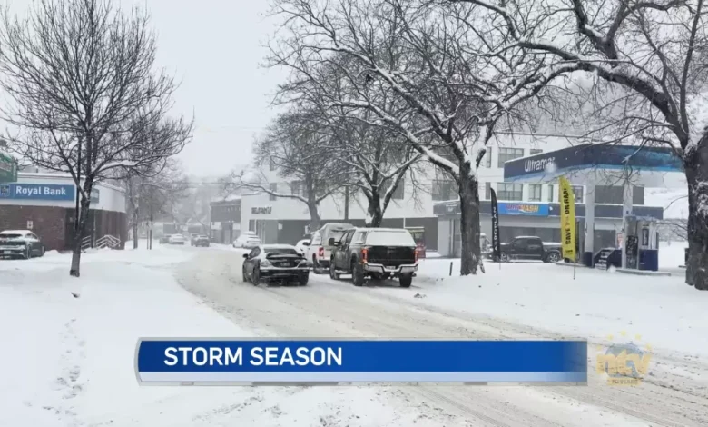 Winter storm hits much of province