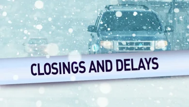 Winter weather triggers closures and delays across ENC