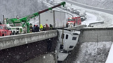 Winter’s first big snowstorm hits the Northeast as schools close and traffic slows