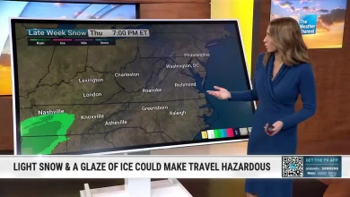 Wintry Mix To Impact Friday AM, PM Commutes For Mid-Atlantic