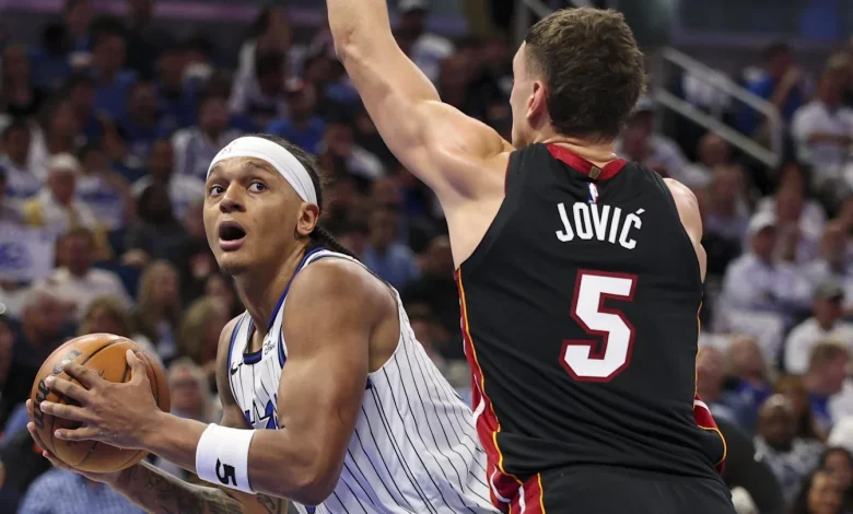 With one star returning for tonight's Magic-Heat game, another star becomes doubtful