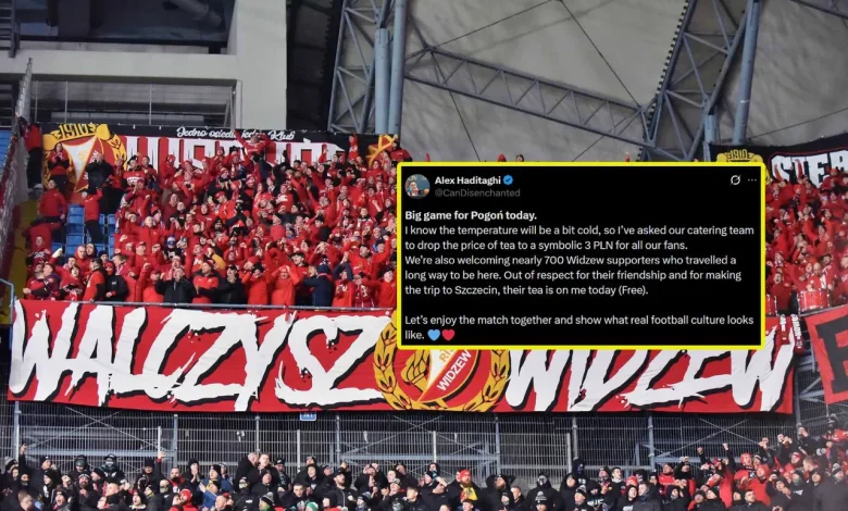 Właściciel Pogoni z miłym gestem wobec fanów. Docenił też kibiców Widzewa