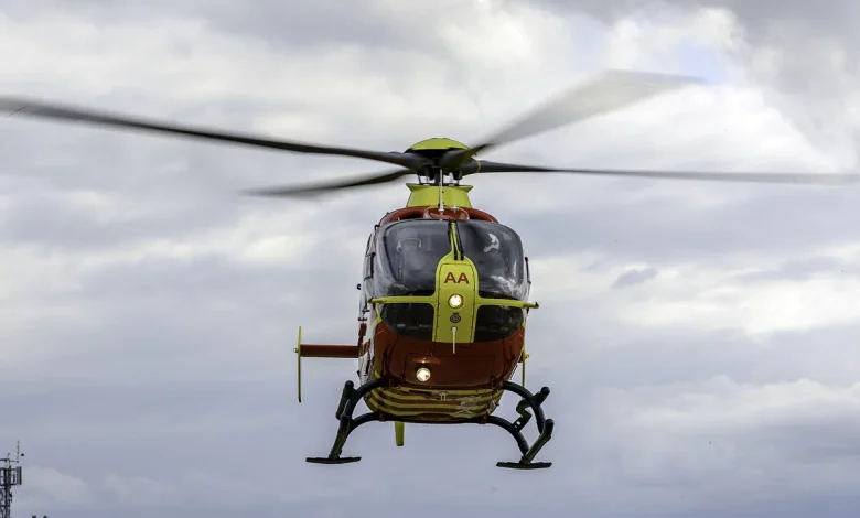 Woman airlifted in ‘critical condition’ after collision in Shrewsbury