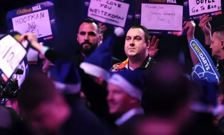 World Darts Championship star suffered broken shoulder in attack by football hooligans