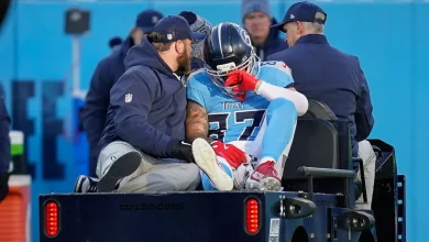 Xavier Restrepo injury update as Titans WR carted off vs Jaguars