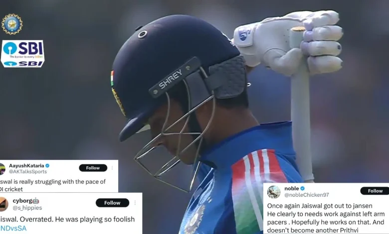 “Yashasvi Jaiswal might become next Prithvi Shaw”: India opener brutally slammed after Raipur ODI failure