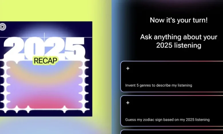 YouTube Music rolling out 2025 Recap with ‘Ask about your year’ AI chat