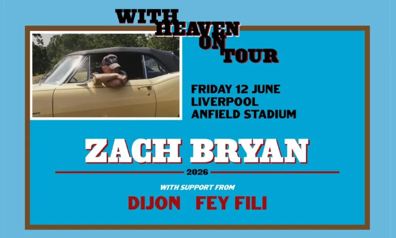 Zach Bryan at Anfield: General ticket sale begins on Friday