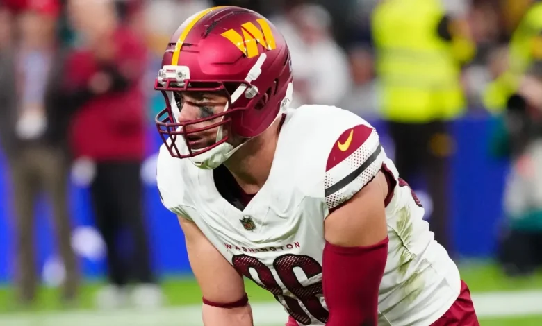 Zach Ertz injury update: Commanders TE carted off vs. Vikings