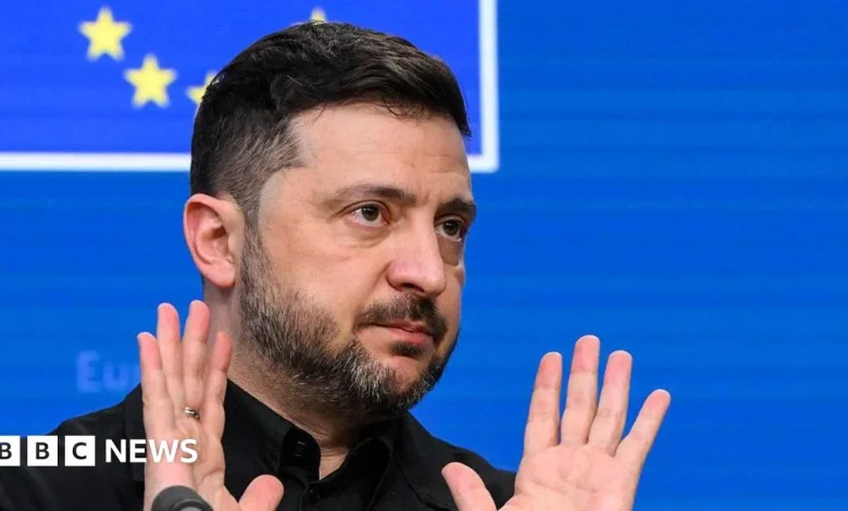 Zelensky gives stark warning as EU leaders hold crunch talks on Russia's frozen assets