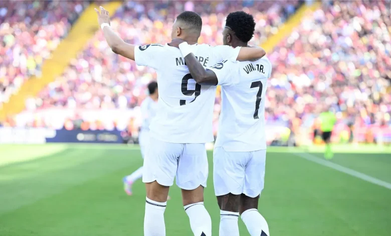 مبابي وفينيسيوس يقودان هجوم ريال مدريد أمام أتلتيك بيلباو