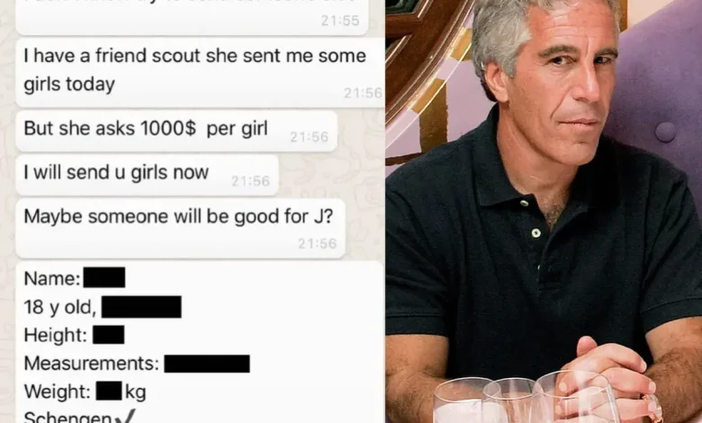 ‘$1000 per girl’: Epstein’s recently released documents reveal horrific scouting of young women