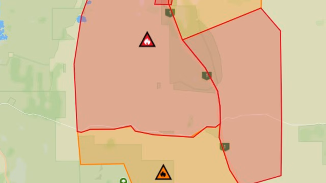 ‘In danger’: Fire threatens lives and homes