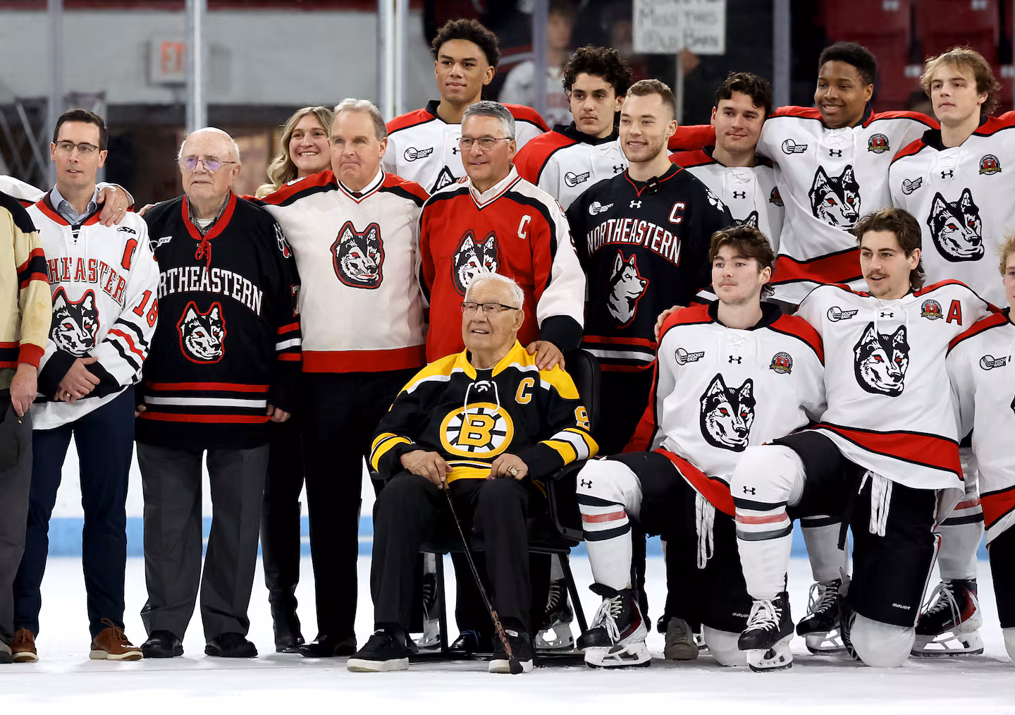 ‘It was a real special night.’ Players past and present gathered to pay one final tribute to Matthews Arena.