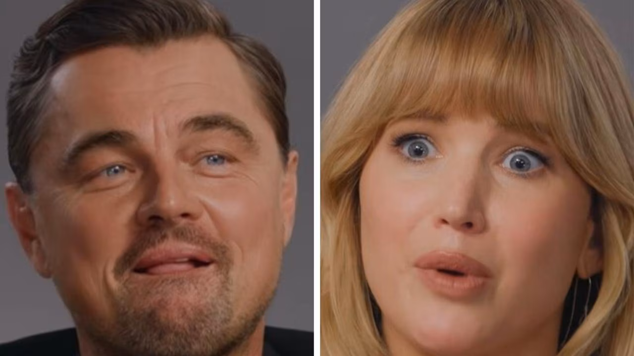 ‘Ouch’: JLaw awkwardly trolls DiCaprio