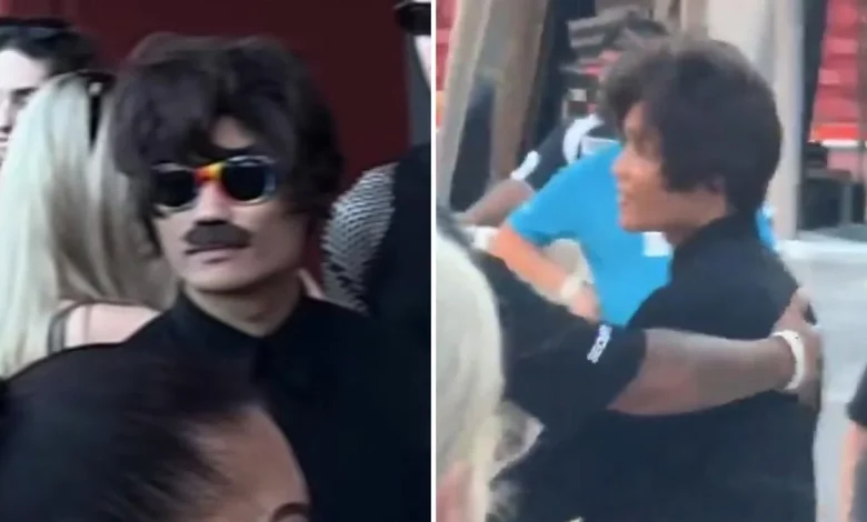 ‘Pyjama man’ booted from Lady Gaga concert despite disguise