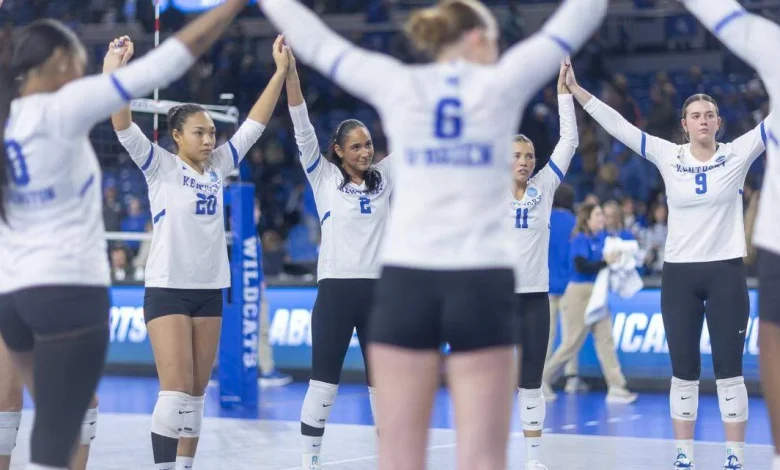 ‘Ready for a big fight.’ UK volleyball sweeps Wofford in NCAA first round