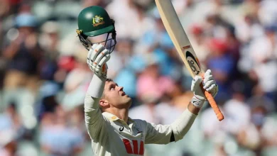 ‘That one’s for you, Dad’: Tears of joy with Carey’s classy century rescuing Aussies after string of soft dismissals