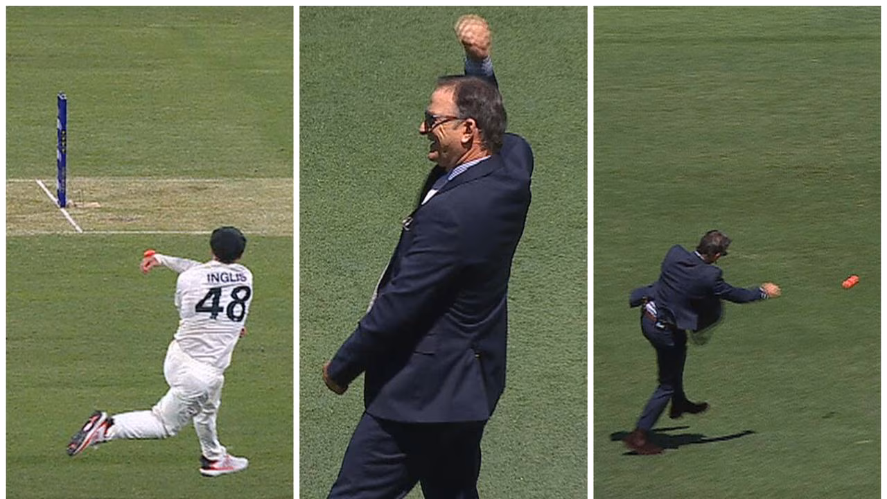 ‘That’s why he’s the greatest’: Junior’s magic Ashes moment in stunning Inglis imitation
