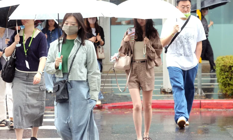 好天氣沒了！ 北東明起轉濕 周五周六全台下雨