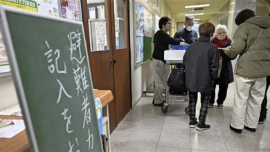 日本青森外海7.5地震深夜來襲民眾寒冬中驚恐避難| 國際