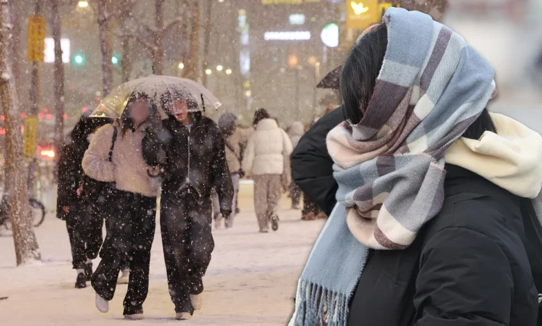 겨울비 그치고 강추위…주말 수도권 많은 눈 예보