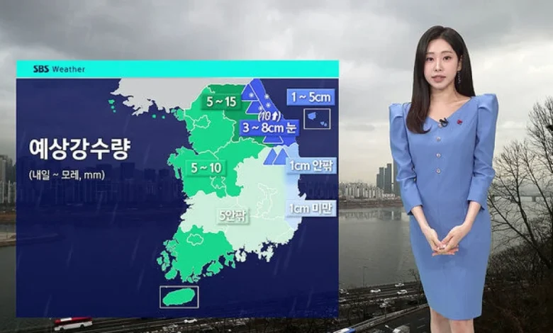 [날씨] 전국에 비·눈 소식…강원·동해안 '최대 10cm' 폭설