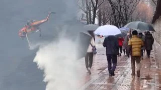 메마른 동해안 대형 산불 위험…내일 전국 비·눈